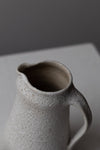 Ash Clay Jug with Textured Chun & Dolomite Glaze by Nicola Tassie