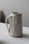 Grogged Porcelain Faceted Jug IV by Nicola Tassie