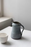 Chun & Dolomite Glazed Red Stoneware Jug with by Nicola Tassie