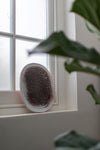 Burgundy Oval by Nina Malterud