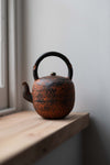 Terra-sigillata with Silver Decorations Teapot 8, by Nosan Claystudio