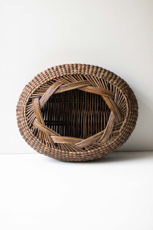 Very Large Oval Basket by Pierig Le Maillot