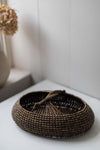 Very Large Oval Basket with Handle by Pierig Le Maillot