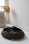 Very Large Oval Basket with Handle by Pierig Le Maillot