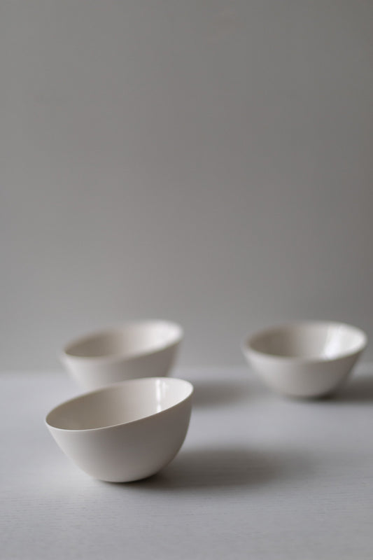 Porcelain Small Cream Bowl II by Sue Paraskeva