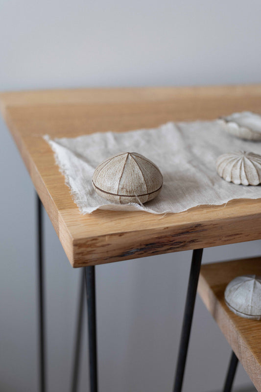 Ground Cherry Shape Tea Caddy, by Nosan Claystudio