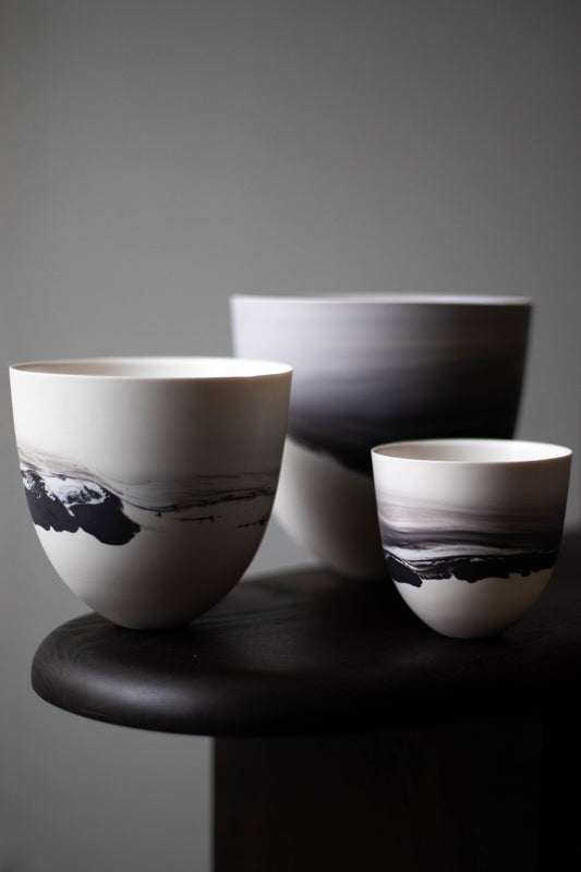 Large Seascape Vessel by Celia Dowson
