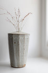 Medium Faceted Stem Vase 1 by Tim Lake