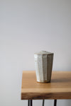 Medium Faceted Stem Vase 1 by Tim Lake