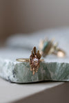 Molten Peach Sapphire Ring' by Laura Ngyou