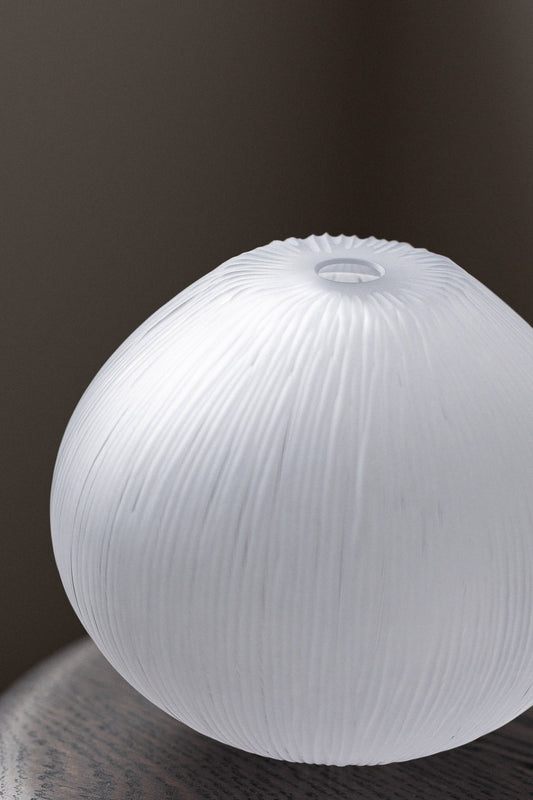 Frosted Line Vessel by Vezzini and Chen