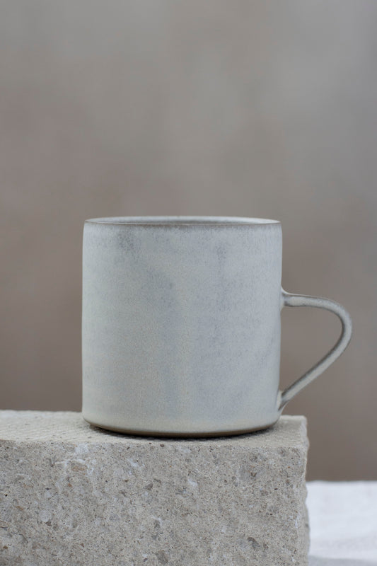 Cylindrical Cup in Cloud White, by Borja Moronta