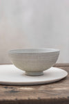 Footed Bowl in Pearl Grey, by Borja Moronta