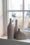Ribbed Vessel (tall) by Malcolm Martin and Gaynor Dowling