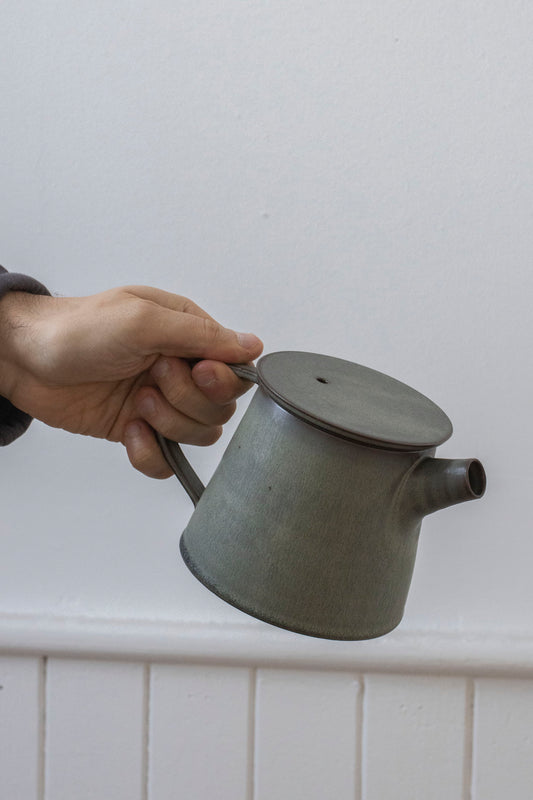 Teapot in Moss Green, by Borja Moronta
