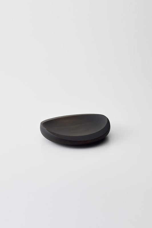 AEKA Object, Thick Rim Plate S, Black by GATO MIKIO