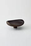 AEKA Object, Footed Flat Bowl, Black by GATO MIKIO