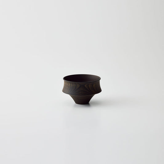 TSUMUGI Soup Bowl, Fuji, Black by GATO MIKIO