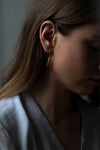 Adele Brereton Spiculum 18-carat Gold Hook Earrings