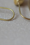 18ct Gold Bell Hook Earrings by Adele Brereton
