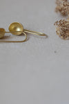 18ct Gold Bell Hook Earrings by Adele Brereton