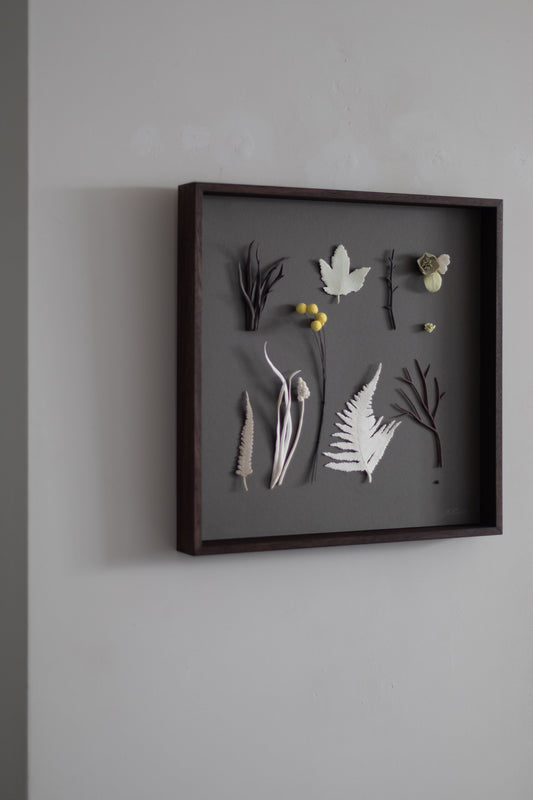 Imagined Herbarium (white fern) by Elaine Sheppard Bolt
