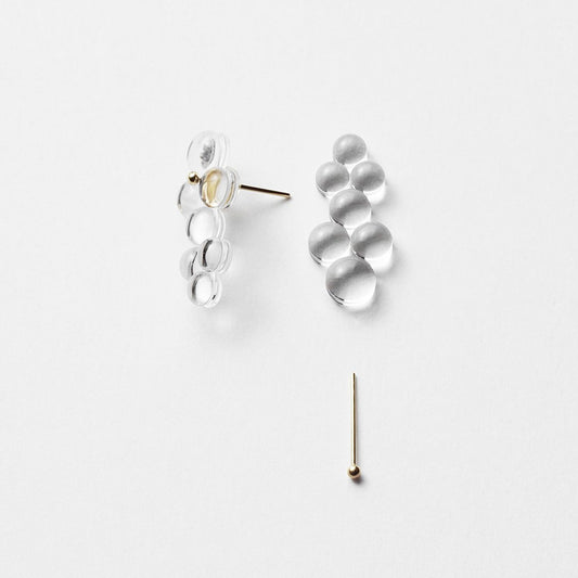 Woven Seven Glass 18k Earrings by Bubun