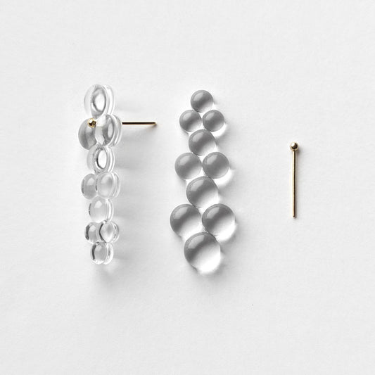 Woven Ten Glass 18k Earrings by Bubun