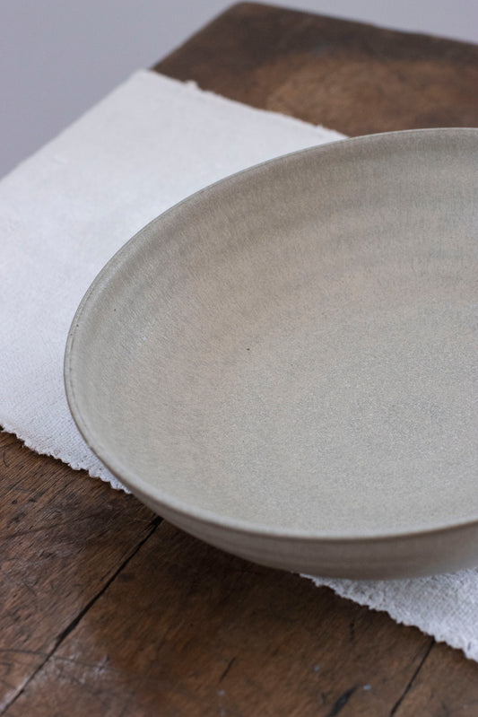 Pasta Bowl in Pearl Grey by Borja Moronta