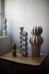 White Large Curved Sculpture by Chinoko Sakamoto