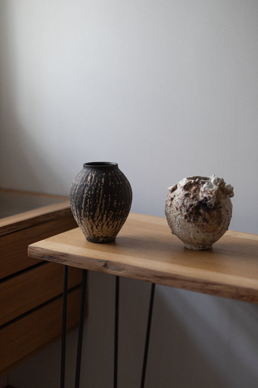 Mini Moon Jar White by Akiko Hirai