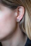 Hyphae Diamond Slice Earrings' by Laura Ngyou