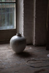 Round Tsubo Jar with Pink Halos