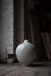 Round Tsubo Jar with Pink Halos
