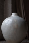 Round Tsubo Jar with Pink Halos