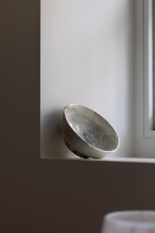 Korean Style Wonky Bowl Halo White I