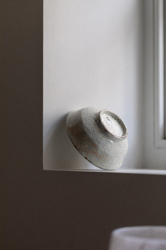 Korean Style Wonky Bowl Halo White I