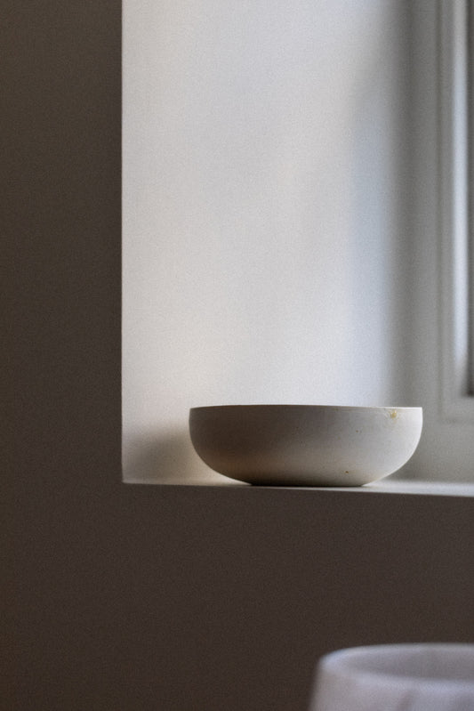 Porceline Bowl with Subtle Wood Ash Decoration IV