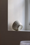 Café au Lait Bowl Vertical Lines White I