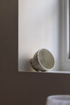 Café au Lait Bowl Vertical Lines White I