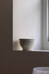 Café au Lait Bowl Vertical Lines White II