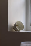 Café au Lait Bowl Vertical Lines White II