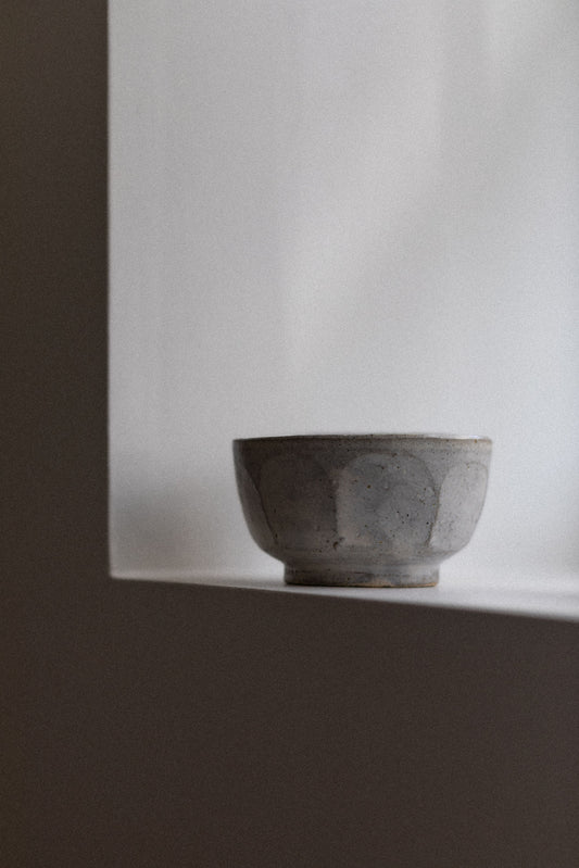 Kohiki  Pink Faceted Cereal Bowl
