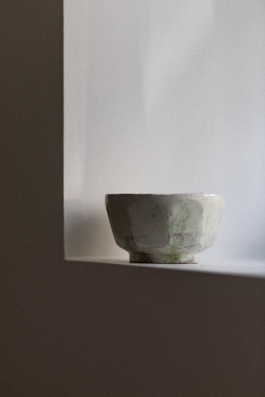 Kohiki White Faceted Cereal Bowl