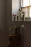 Cylinder Vases in Cloud White
