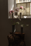Cylinder Vases in Pearl Grey