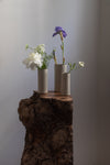 Cylinder Vases in Cloud White