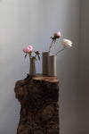 Cylinder Vases in Pearl Grey