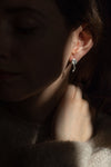 Silver Fingerprint Earring VI by Heeseung Koh