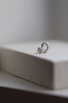 Silver Fingerprint Earring VII by Heeseung Koh